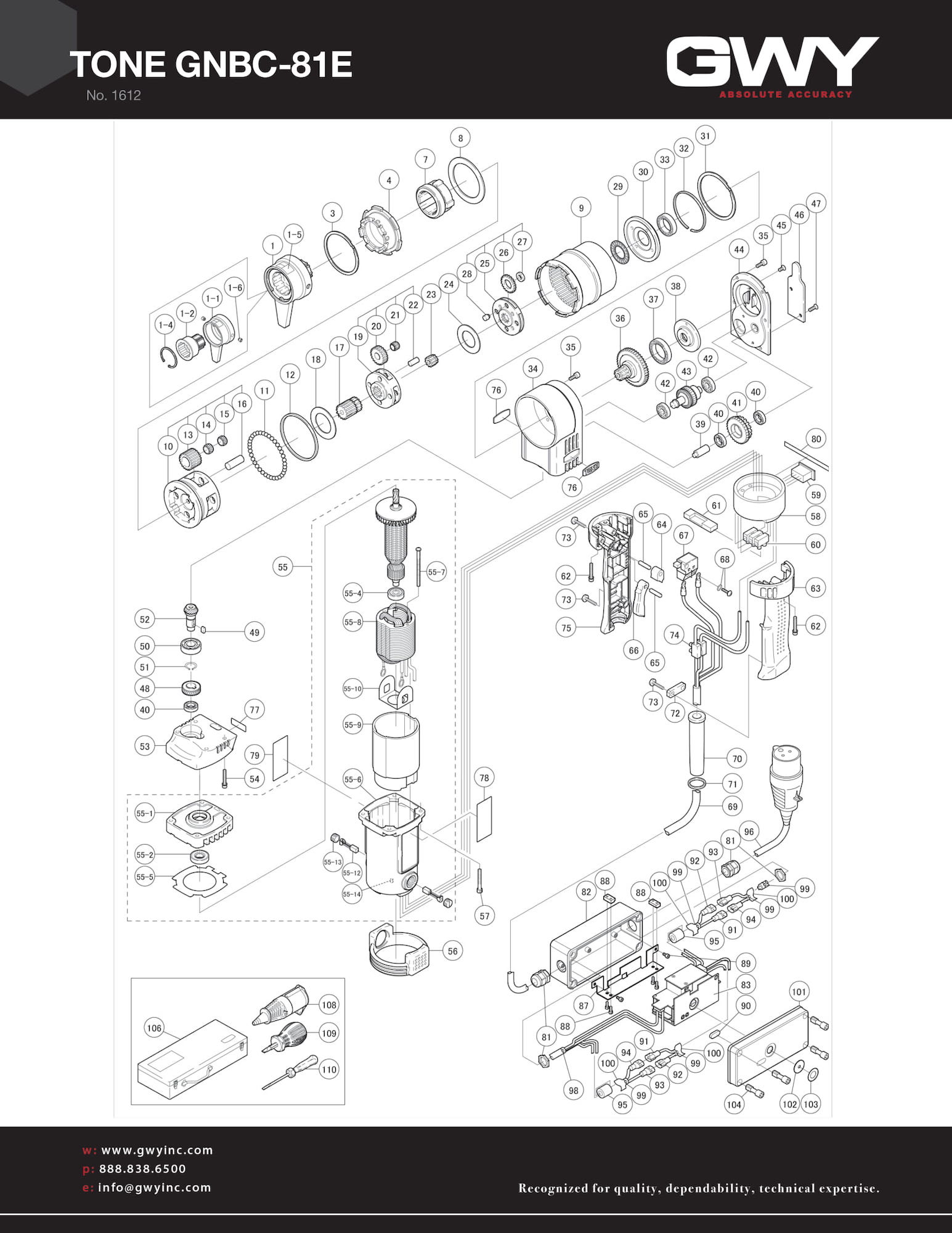 GNBC-81E Parts Diagram No 1612