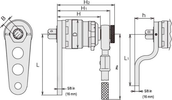 P Series Multiplier Dimensioned Drawing