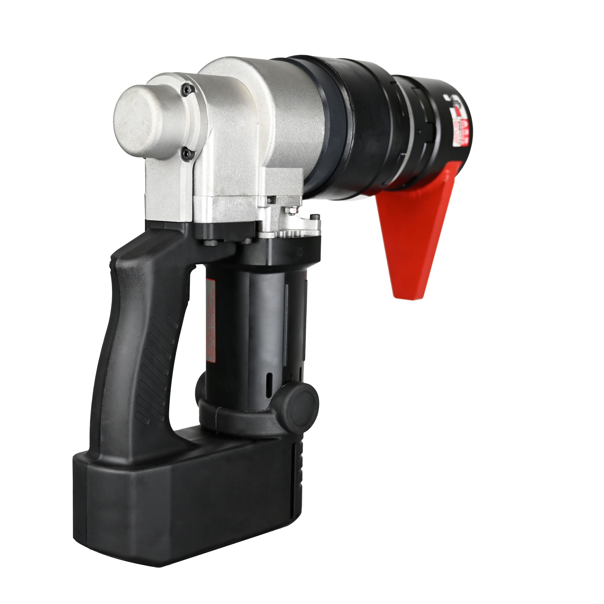 TN-33EZ Turn-of-Nut Wrench 360 A TONE TN-33EZ Turn-of-Nut Wrench featuring a cordless handheld design with a black handle and red safety guard.