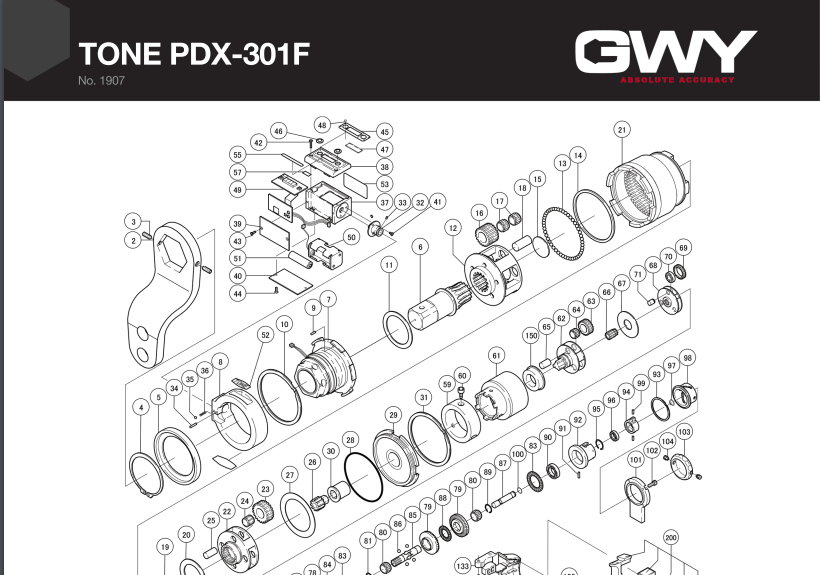 PDX301F Parts Diagram_thumb