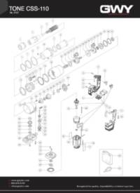 Blueprint of a TONE CSS-110