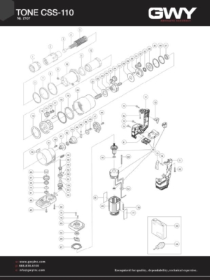 Blueprint of a TONE CSS-110