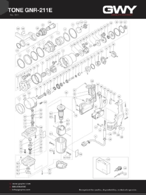 Blueprint of a TONE GNR - 211E