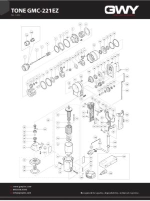 Blueprint of a TONE GMC-221EZ