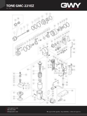 Blueprint of a TONE GMC-221EZ