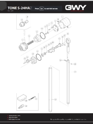 Blueprint of a TONE S-24HA
