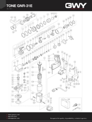 Blueprint of a TONE GNR-31E