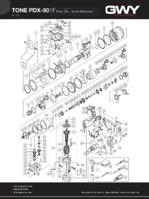 Blueprint of a TONE PDX - 501F