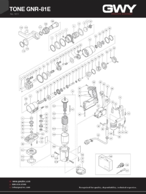 Blueprint of TONE GNR-81E