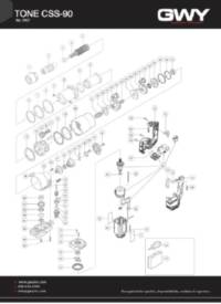 Blueprint of a TONE CSS-90