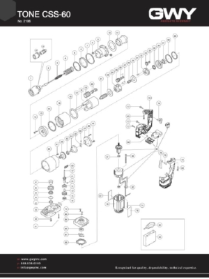 Blueprint of a TONE CSS-60