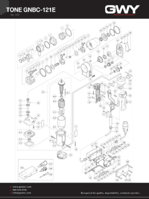Blueprint of a TONE GNBC-121E