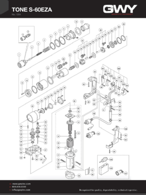 Blueprint of a TONE S-60EZA